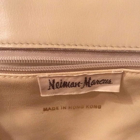 Vintage Creamy Off-white Snake Skin Bag - Picture 3 of 5